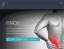 Tablet Screenshot of finchtherapy.com.au